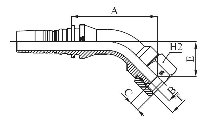 HEMBRA BSP CODO 45º M40842